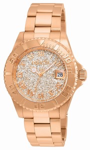 Invicta Silver Glitter Quartz Watch #22708 (Women Watch)