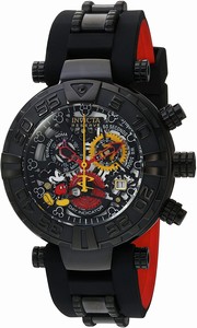 Invicta Black Skeleton Quartz Watch #22735 (Men Watch)