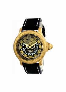 Invicta Date Black Leather Disney Limited Edition Watch # 22740 (Men Watch)