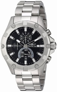 Invicta Black Dial Stainless Steel Band Watch #22749 (Men Watch)