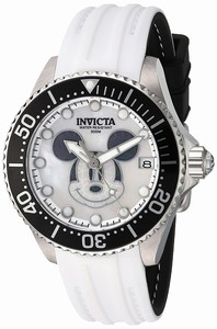 Invicta White Dial Silicone Watch #22753 (Women Watch)