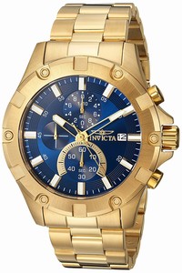 Invicta Blue Dial Stainless Steel Band Watch #22756 (Men Watch)