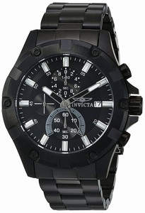 Invicta Pro Diver Black Dial Chronograph Date Stainless Steel Watch # 22759 (Men Watch)