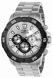 Invicta Silver Dial Stainless Steel Band Watch #22788 (Men Watch)