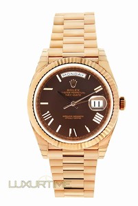 Rolex Automatic self wind Dial color Brown Watch # 228235 (Men Watch)