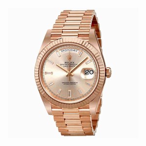 Rolex Automatic Dial color Rose Watch # 228235SNDP (Men Watch)