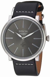Invicta I Force Quartz Analog Black Leather Watch # 22930 (Men Watch)