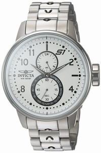 Invicta White Dial Stainless Steel Band Watch #23059 (Men Watch)