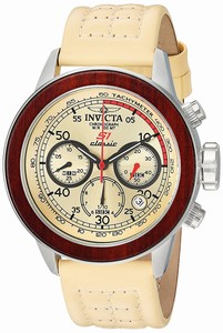 Invicta S1 Rally Quartz Chronograph Date Leather Watch # 23064 (Men Watch)