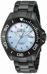 Invicta Mother Of Pearl Dial Stainless Steel Band Watch #23069 (Men Watch)