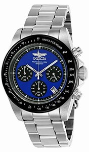 Invicta Blue Dial Stainless Steel Band Watch #23122 (Men Watch)