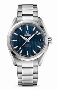 Omega Seamaster Aqua Terra Master Co-Axial Blue Dial Date Stainless Steel Watch# 231.10.39.21.03.002 (Men Watch)