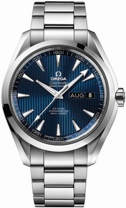 Omega Seamaster Aqua Terra Co-Axial Automatic Chronometer Annual Calender Stainless Steel Watch# 231.10.43.22.03.002 (Men Watch)