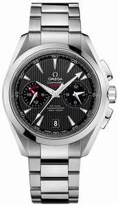 Omega Seamaster Aqua Terra Co-Axial GMT Chronograph Stainless Steel Watch# 231.10.43.52.06.001 (Men Watch)
