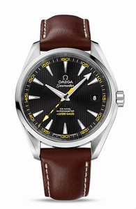 Omega Seamaster Aqua Terra Co-Axial Chronometer Date Brown Leather Watch# 231.12.42.21.01.001 (Men Watch)