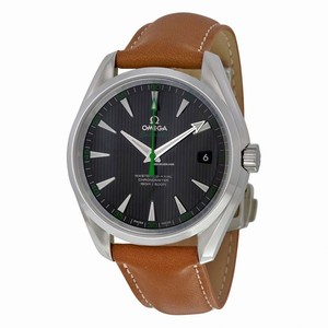 Omega Seamaster Aqua Terra Master Co-Axial Automatic Date Brown Leather Watch# 231.12.42.21.01.003 (Men Watch)