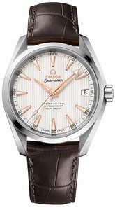 Omega Seamaster Aqua Terra Master Co-Axial Automatic Chronometer Date Brown Leather (38.5mm) Watch# 231.13.39.21.02.003 (Men Watch)