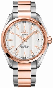 Omega Seamaster Aqua Terra Master Co-Axial Automatic Chronometer Date 18k Rose Gold and Stainless Steel Watch# 231.20.42.21.02.001 (Men Watch)