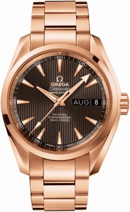 Omega Seamaster Aqua Terra Co-Axial Automatic Chronometer Annual Calender 18k Rose Gold Watch# 231.50.39.22.06.001 (Men Watch)