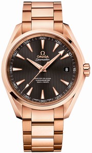 Omega Seamaster Aqua Terra Master Co-Axial Automatic Chronometer Date 18k Rose Gold Watch# 231.50.42.21.06.002 (Men Watch)