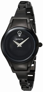 Invicta Black Dial Stainless Steel Band Watch #23272 (Women Watch)