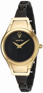 Invicta Black Dial Stainless Steel Band Watch #23274 (Women Watch)