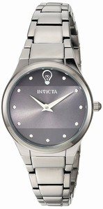 Invicta Grey Dial Stainless Steel Band Watch #23276 (Women Watch)