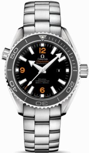 37.5mm Auto Chronometer Planet Ocean Black Dial Stainless Steel Case With Stainless Steel Bracelet Watch #232.30.38.20.01.002 (Men Watch)