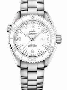 Omega 37.5mm Auto Chronometer Planet Ocean White Dial Stainless Steel Case With Stainless Steel Bracelet Watch #232.30.38.20.04.001 (Men Watch)