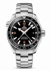 Omega Seamaster Planet Ocean Co-Axial Automatic Chronometer GMT 600M Stainless Steel Watch# 232.30.44.22.01.002 (Men Watch)