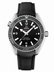Omega 42mm Automatic Chronometer Planet Ocean Black Dial Stainless Steel Case With Black Rubber Strap Watch #232.32.42.21.01.003 (Men Watch)