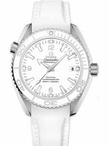 Omega 42mm Automatic Chronometer Planet Ocean White Dial Stainless Steel Case With Stainless Steel Bracelet Watch #232.32.42.21.04.001 (Men Watch)