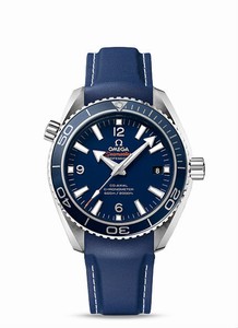Omega Seamaster Co-Axial Automatic Chronometer Planet Ocean 600M Titanium Case Blue Rubber Watch# 232.92.42.21.03.001 (Men Watch)