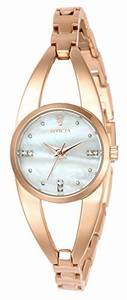 Invicta Mother Of Pearl Dial Water-resistant Watch #23314 (Women Watch)