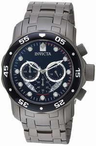 Invicta Black Dial Titanium Band Watch #23332 (Men Watch)