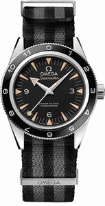 Omega Black Dial Cloth Band Watch #233.32.41.21.01.001 (Men Watch)