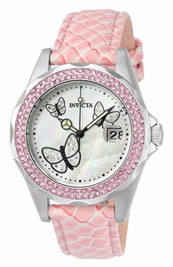 Invicta Pink Dial Water-resistant Watch #23548 (Women Watch)