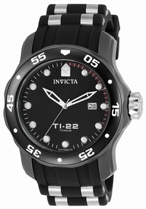 Invicta Black Dial Calendar Watch #23557 (Men Watch)