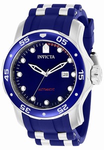 Invicta Blue Dial Silicone Watch #23627 (Men Watch)