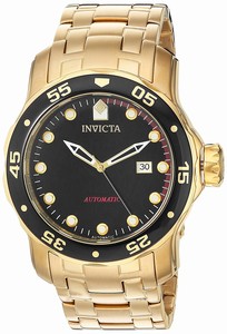 Invicta Black Dial Stainless Steel Band Watch #23632 (Men Watch)