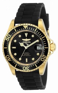 Invicta Pro Diver Automatic Date Black Silicone Watch# 23681 (Men Watch)