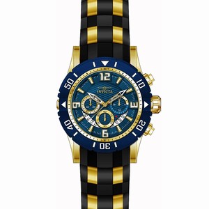 Invicta Blue Dial Uni-directional Rotating Band Watch #23704 (Men Watch)