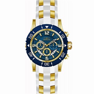 Invicta Blue Dial Uni-directional Rotating Blue Pvd Band Watch #23707 (Men Watch)