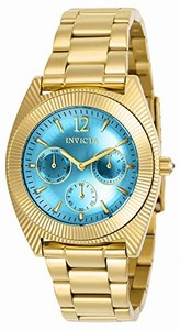 Invicta Light Blue Quartz Watch #23753 (Women Watch)