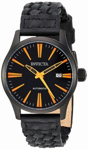 Invicta I Force Automatic Date Black Leather Watch # 23777 (Men Watch)