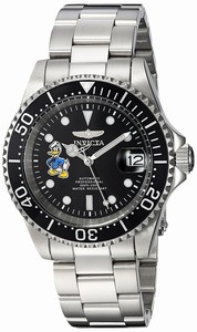 Invicta Black Dial Stainless Steel Band Watch #24396 (Men Watch)