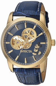 Invicta Navy Blue With Skeletal Displays Automatic Watch #24501 (Men Watch)