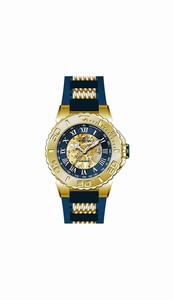 Invicta Blue (gold Skeleton) Automatic Watch #24741 (Men Watch)