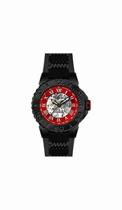 Invicta Red Dial Stainless Steel Band Watch #24743 (Men Watch)