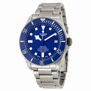 Tudor Pelagos Automatic Blue Dial Date Titanium Watch# 25600TB-BLTI (Men Watch)